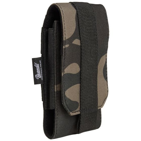 Funda para teléfono mediana Brandit MOLLE - Dark Camo