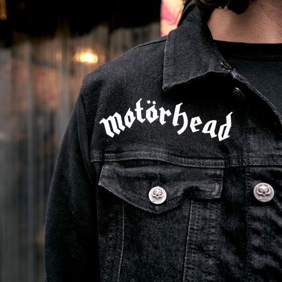 Chaqueta de mezclilla Brandit Motörhead Cradock - Negro
