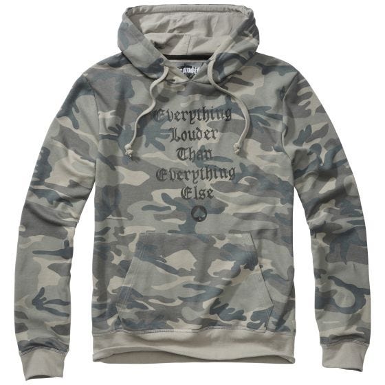 Cazadora con capucha Brandit Motörhead Sweathoody - Grey Camo