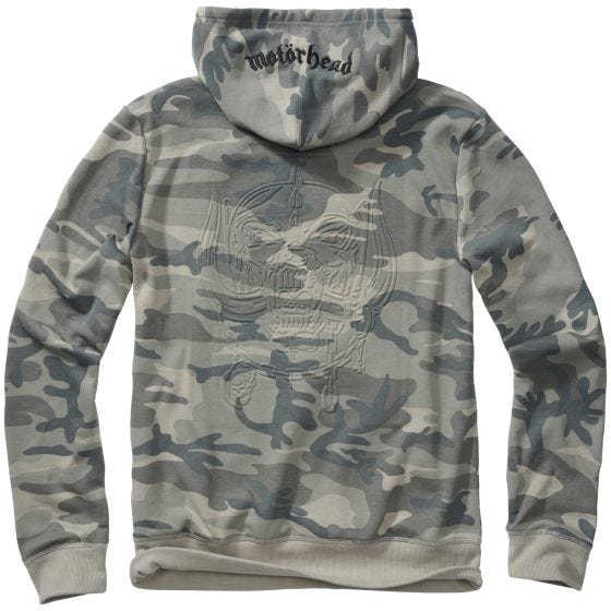 Cazadora con capucha Brandit Motörhead Sweathoody - Grey Camo