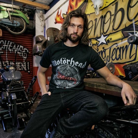 Camiseta Brandit Motörhead Ace of Spade - Negro