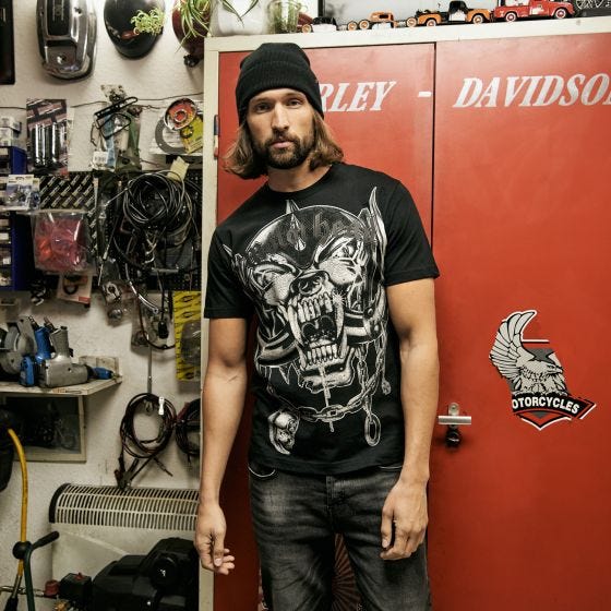 Camiseta Brandit Motörhead Warpig Print - Negro