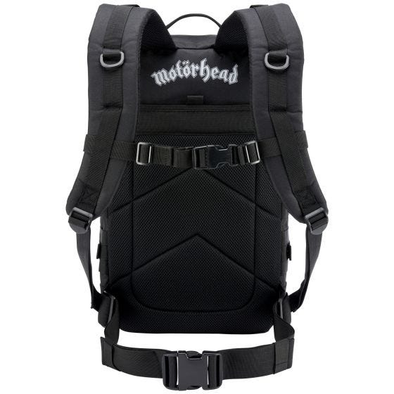 Mochila grande Brandit Motörhead US Cooper - Negro