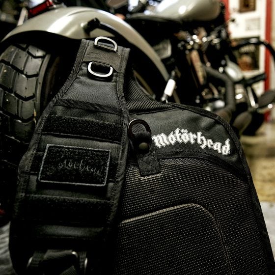Mochila bandolera Brandit Motörhead US Cooper - Negro