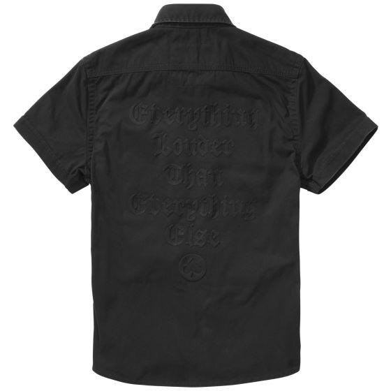 Camisa de manga corta Brandit Motörhead Vintage - Negro