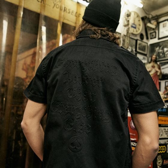 Camisa de manga corta Brandit Motörhead Vintage - Negro