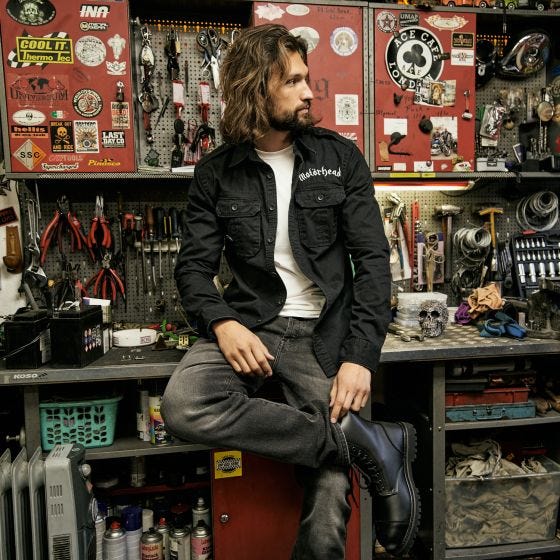 Camisa Brandit Motörhead Vintage - Negro