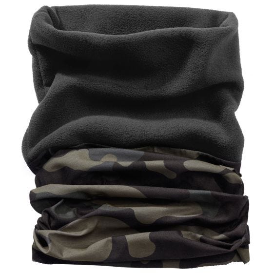 Braga de cuello Brandit Multifunctional Tejido polar - Dark Camo