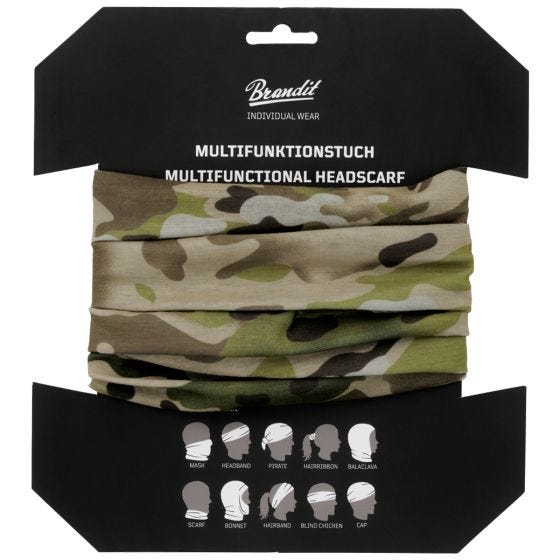 Braga de cuello Brandit Multifunctional - Tactical Camo