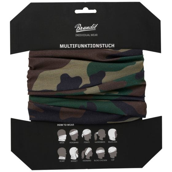 Braga de cuello Brandit Multifunctional - Woodland