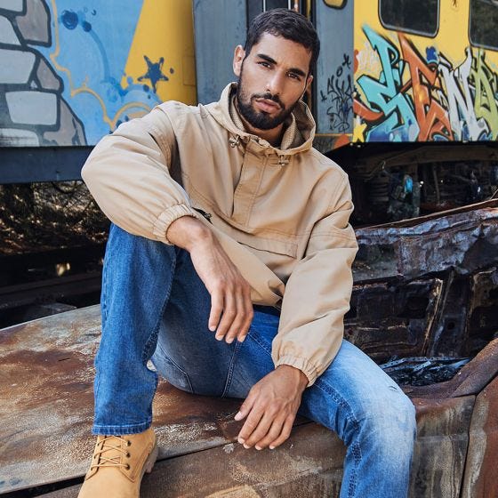 Cortavientos de verano Brandit - Camel