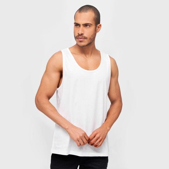Camiseta sin mangas Brandit - Blanco