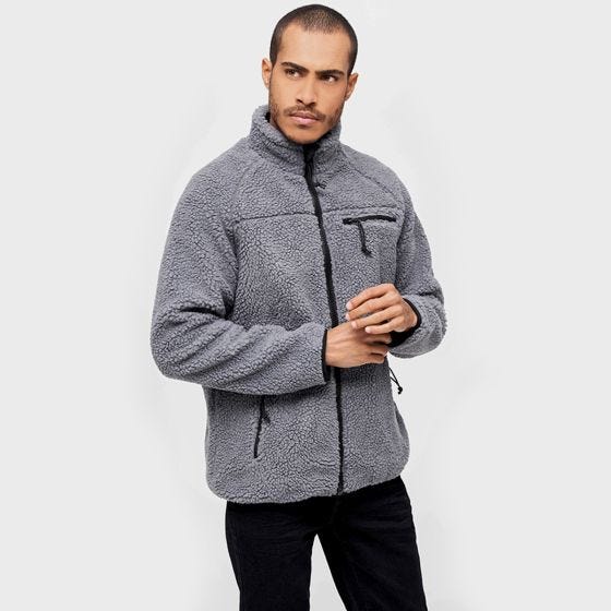 Chaqueta Brandit Teddyfleece - Antracita