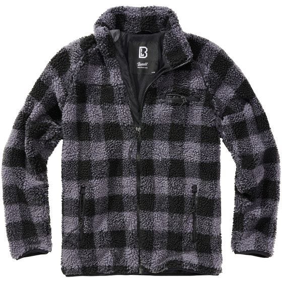 Chaqueta Brandit Teddyfleece - Negro / Gris