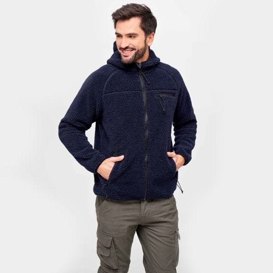 Chaqueta Brandit Teddyfleece Worker - Navy