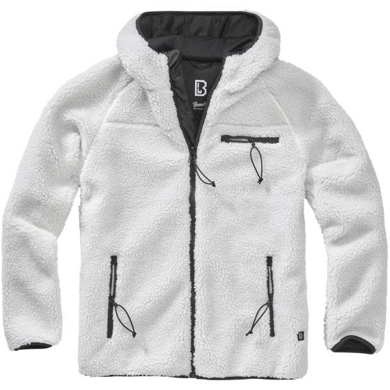 Chaqueta Brandit Teddyfleece Worker - Blanco