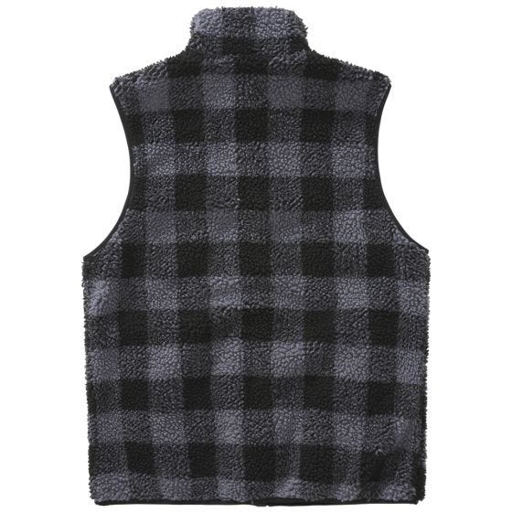 Chaleco Brandit Teddyfleece Worker - Negro / Gris
