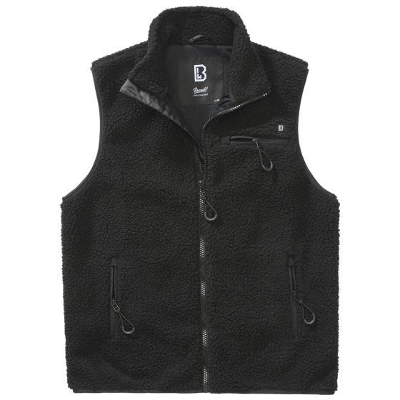 Chaleco Brandit Teddyfleece Worker - Negro