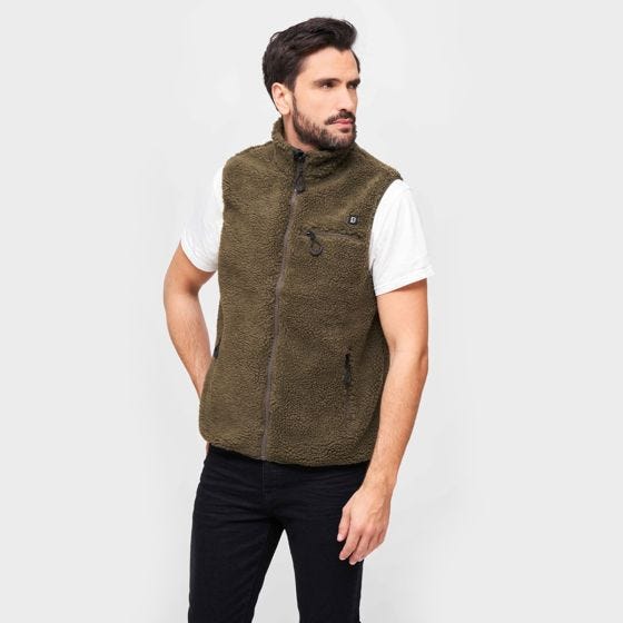 Chaleco Brandit Teddyfleece Worker - Oliva