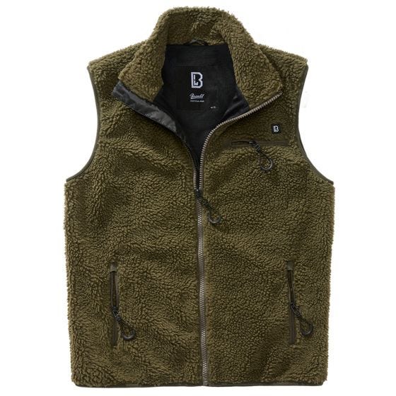 Chaleco Brandit Teddyfleece Worker - Oliva