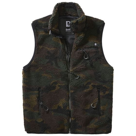 Chaleco Brandit Teddyfleece Worker - Woodland