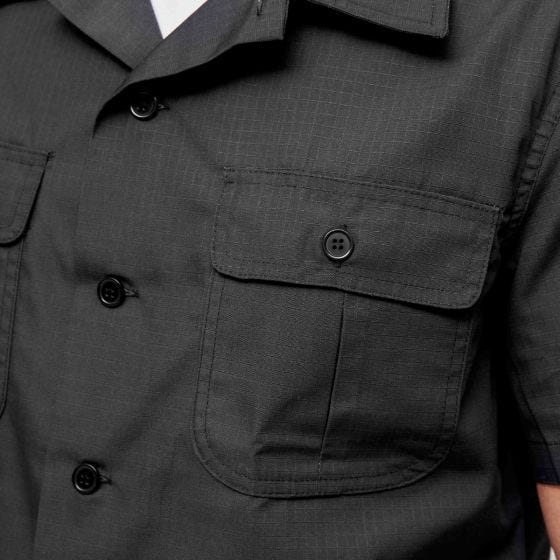 Camisa de manga corta Brandit US Ripstop - Negro
