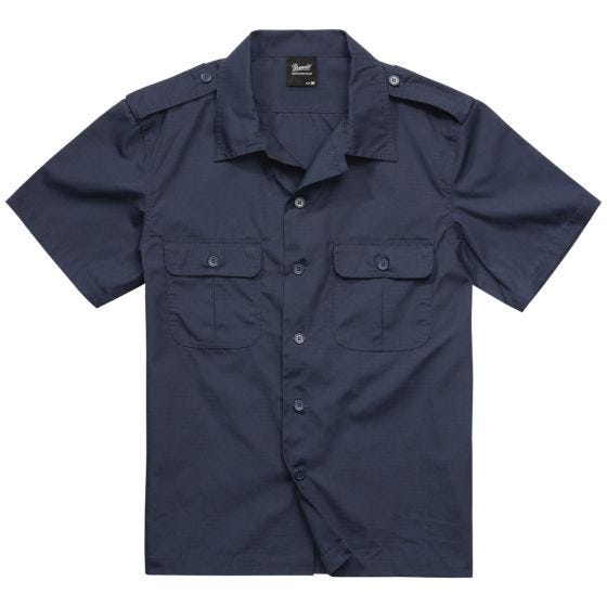 Camisa de manga corta Brandit US Ripstop - Navy