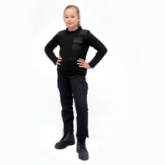 Jersey Brandit Niños BW - Negro