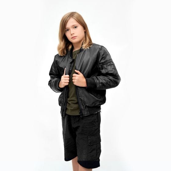 Chaqueta Brandit Niños MA1 - Negro