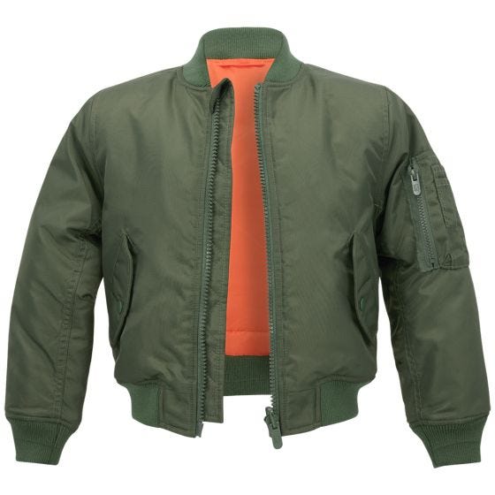 Chaqueta Brandit Niños MA1 - Oliva