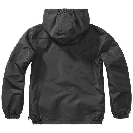 Chaqueta Brandit Niños Summer Windbreaker Front Zip - Negro