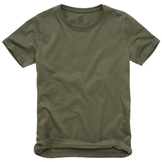 Camiseta Brandit Niños - Oliva