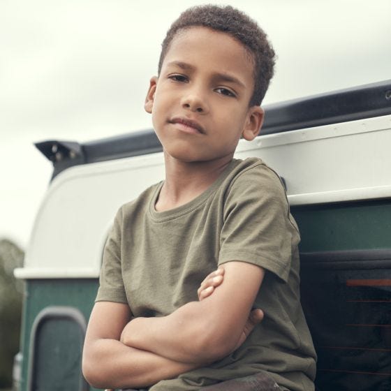Camiseta Brandit Niños - Oliva