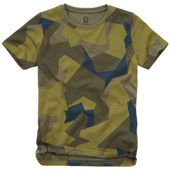 Camiseta Brandit Niños - Swedish M90 Camo