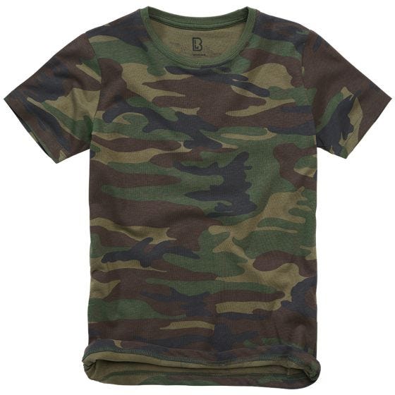 Camiseta Brandit Niños - Woodland