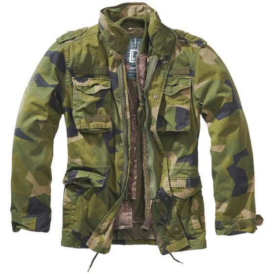 Chaqueta Brandit M-65 Giant - Swedish M90 Camo