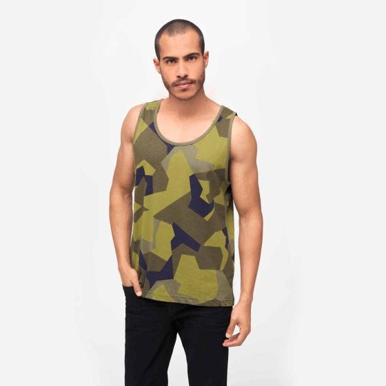 Camiseta sin mangas Brandit - Swedish M90 Camo