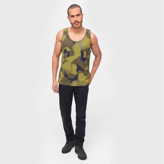 Camiseta sin mangas Brandit - Swedish M90 Camo