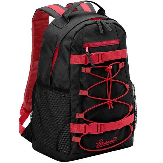 Mochila Brandit Urban Cruiser en negro / rojo