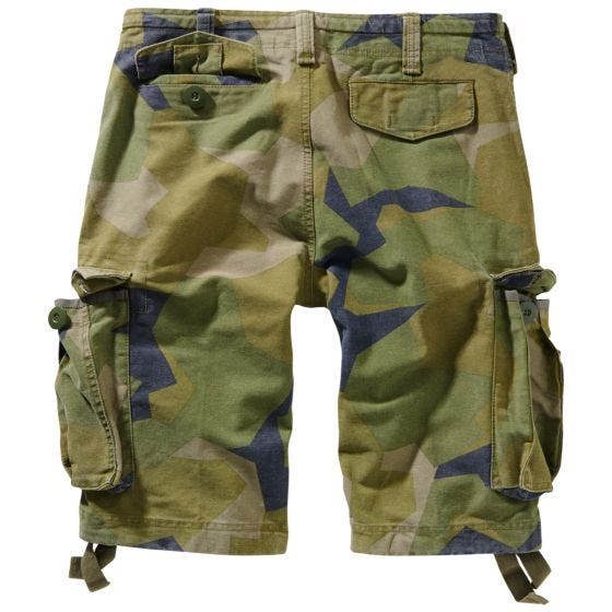 Pantalones cortos Brandit Vintage Classic - Swedish M90 Camo
