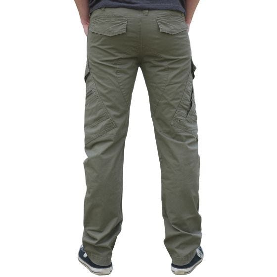 Pantalones ajustados Brandit Adven en verde oliva