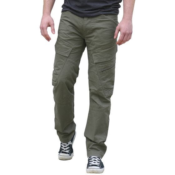 Pantalones ajustados Brandit Adven en verde oliva