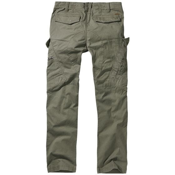 Pantalones ajustados Brandit Adven en verde oliva