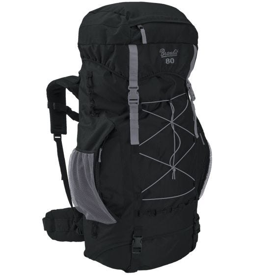 Mochila Brandit Aviator 80 en negro