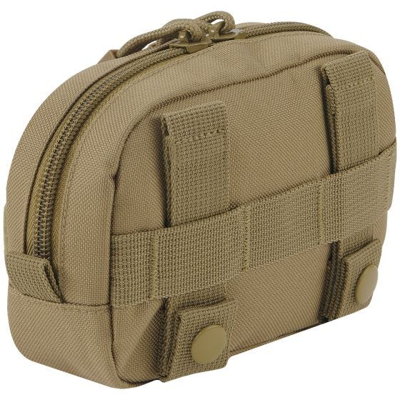 Bolsa compacta Brandit con sistema MOLLE en Camel