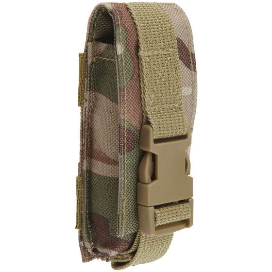 Funda multiusos pequeña Brandit con sistema MOLLE en Tactical Camo