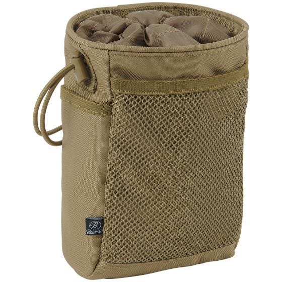 Bolsa táctica Brandit con sistema MOLLE en Camel