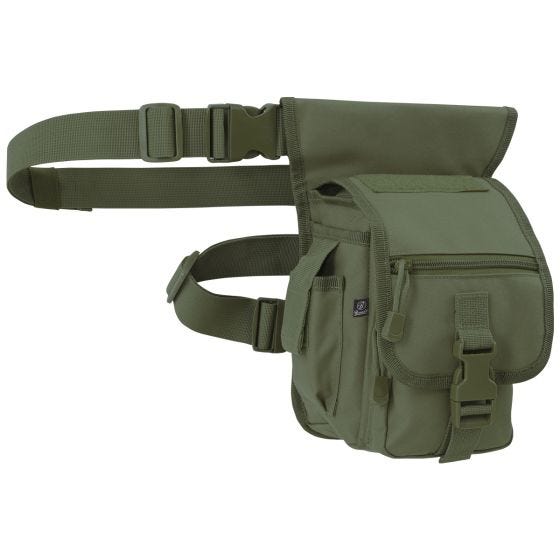 Bolsa de pierna Brandit en verde oliva