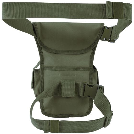 Bolsa de pierna Brandit en verde oliva
