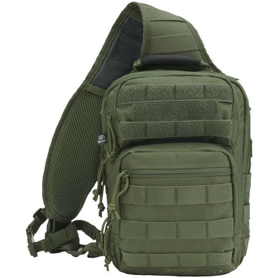 Mochila bandolera Brandit US Cooper en verde oliva